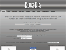 Tablet Screenshot of bluesair.ch